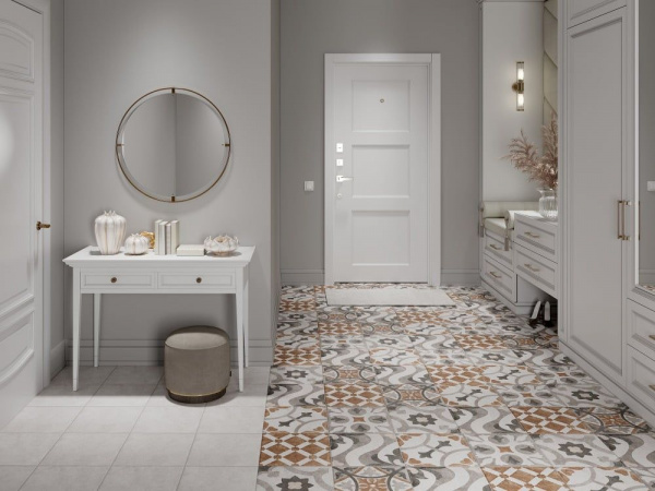 Керамогранит Cersanit Карпет (Carpet) ступень коричневый 29,8х29,8, 14454