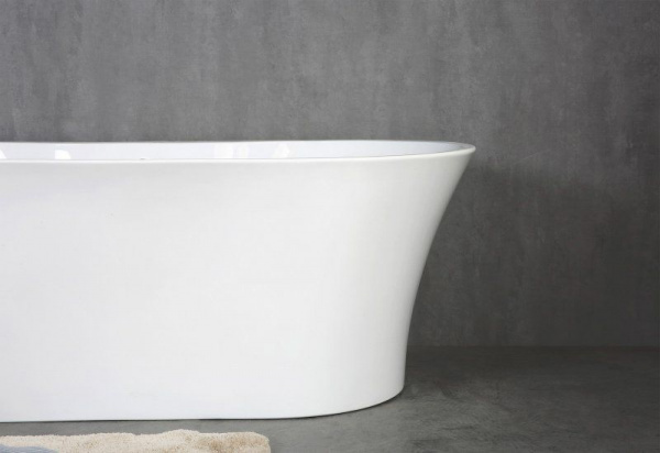 Ванна акриловая BelBagno 170*79 см, белая, BB201-1700-800