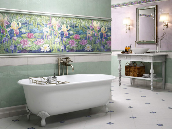 Плитка настенная Kerama Marazzi Сад Моне 30х60 розовый 11127R