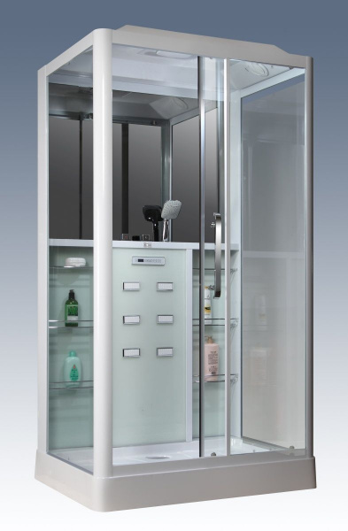 Гидромассажный бокс Loranto CS 126 L 90*100*215 см белая (левая)