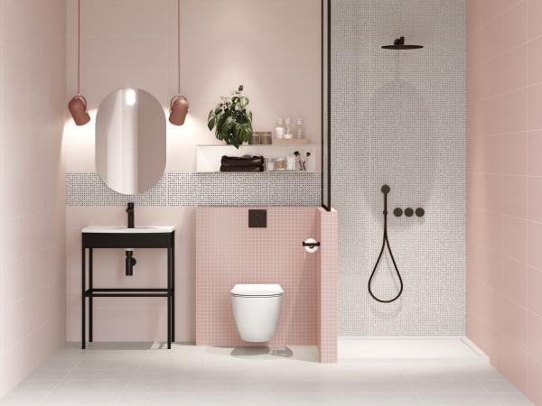 Керамическая плитка настенная Meissen Keramik Trendy  серый 25x75 TYU091
