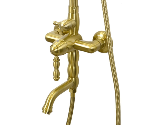 Душевой комплект с изливом Bronze De Luxe TIFFANY (1919BR)