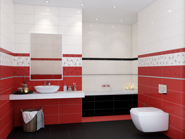 Бордюр Azori VELA CARMIN STELLA 50,5*6,2 1с, 587071002