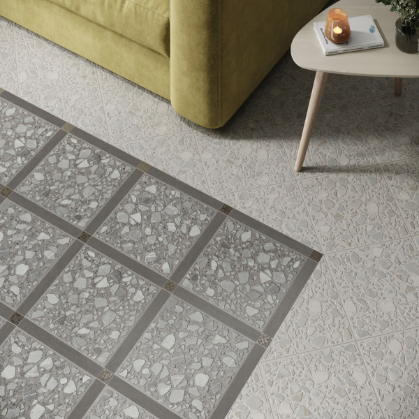 Бордюр Kerama Marazzi Кассетоне 30,2x3,5 серый светлый мат, VT\A368\3278