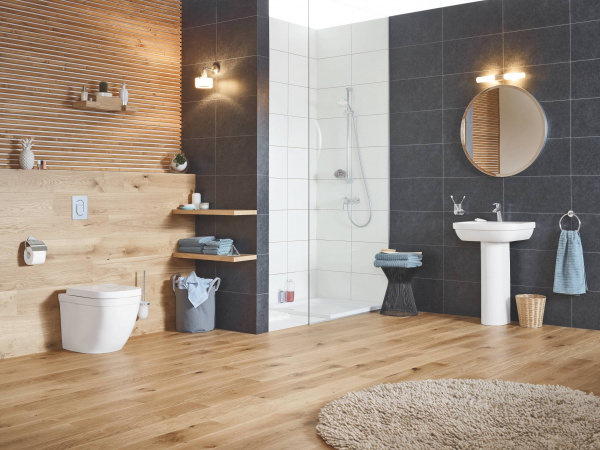 Раковина Grohe Euro Ceramic, 55 см, подвесная, полукруглая, альпин/белый, 39336000