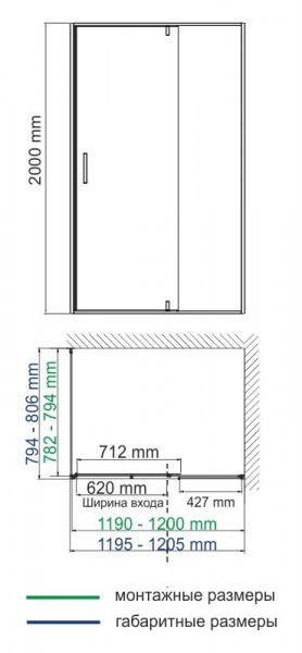 Душевая кабина WasserKRAFT Elbe, 74P06