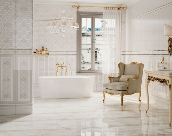 Керамическая плитка настенная Eurotile Ceramica VALENTINO (линии) 24,5х69,5, 221 VAA2BG