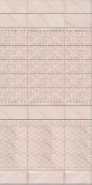 Плитка керамическая настенная Kerama Marazzi Флораль беж структура 15x40, 15118