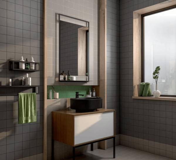 Керамогранит Kerama Marazzi Агуста серый светлый натуральный 9,8х9,8 из 12 частей, 1329
