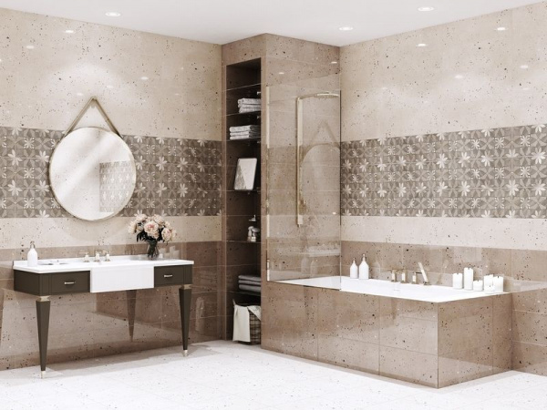 Керамическая плитка напольная Eletto Ceramica TERRAZZO MARFIL 42х42 1с, 507563001