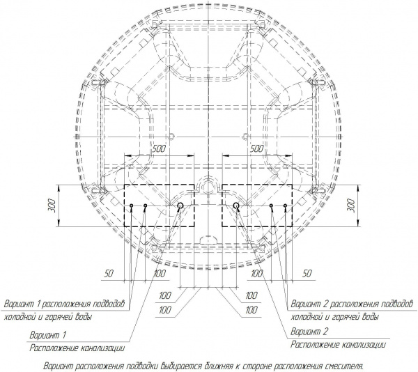 Ванна Fra Grande "ФАРНЕЗЕ", 4-01-0-0-1-426