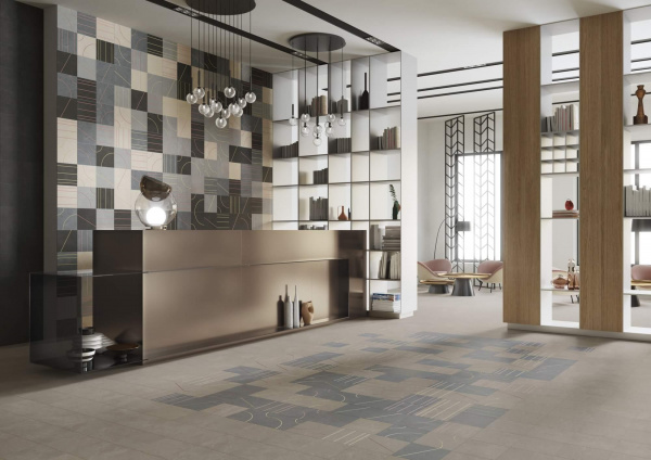 Декор Kerama Marazzi Матрикс серый 20х30, VT\B450\8343