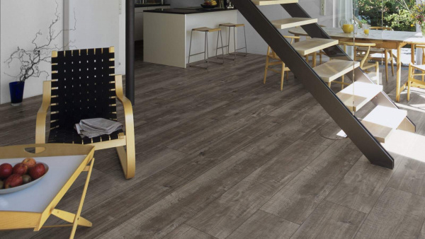 Ламинат Kronotex Exquisit  Plus  Дуб Гала титан 1380х244 мм, D4785
