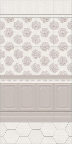 Декор Kerama Marazzi 25х40 Багатель NT\A251\6352