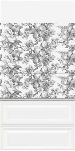 Плитка керамическая настенная Kerama Marazzi Монфорте ментоловый панель 40x120, 14006R