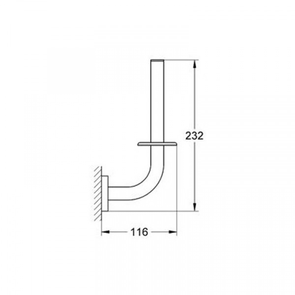 Держатель запасного рулона бумаги Grohe Essentials, хром, 40385001
