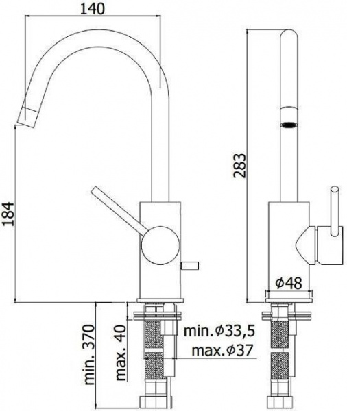 Смеситель для раковины Paffoni Light LIG078CR